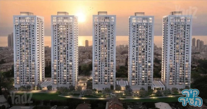 דירת 4.5 חדרים כצנלסון 41 בת ים - פרוייקט THE 5 יוקרה